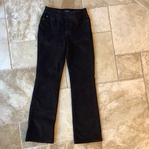 NYDJ Straight Leg Chocolate Brown Corduroy